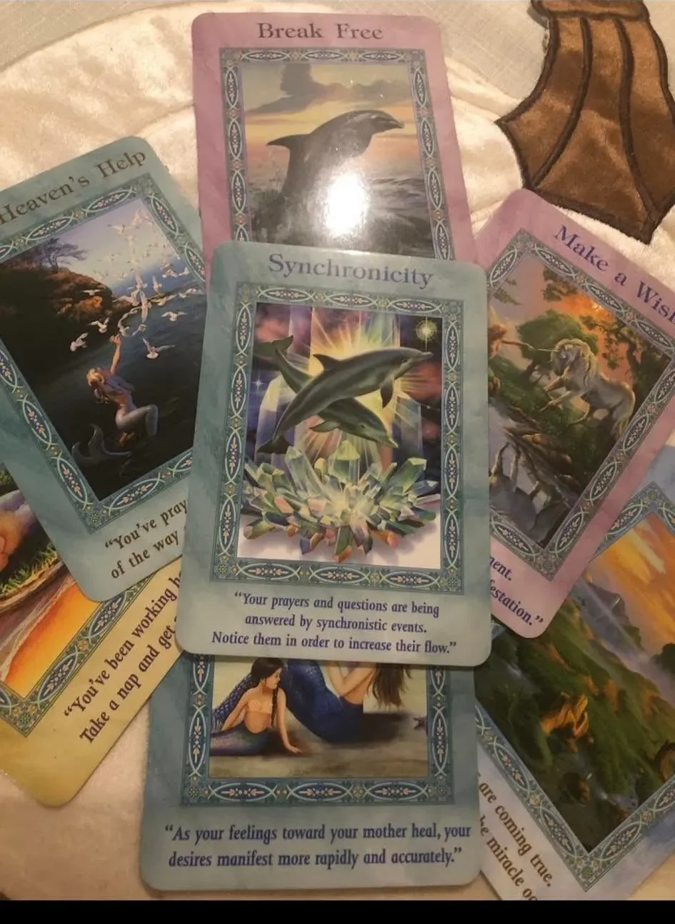 Oracle Card Spread at the Psychic Readings by Elizabeth studio in Pittsfield, MA